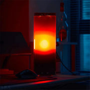 Sunset Glow Acrylic Table Lamp — Warm, Cozy Ambiance with Modern Industrial Style