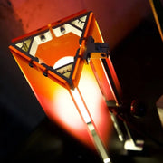 Sunset Glow Acrylic Table Lamp — Warm, Cozy Ambiance with Modern Industrial Style