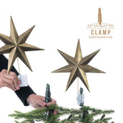 Christmas Tree Topper Holder – Universal Spiral & Pivot Support | Perfectly Straight Stars, Angels & Finials