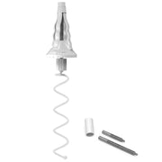 Christmas Tree Topper Holder – Universal Spiral & Pivot Support | Perfectly Straight Stars, Angels & Finials