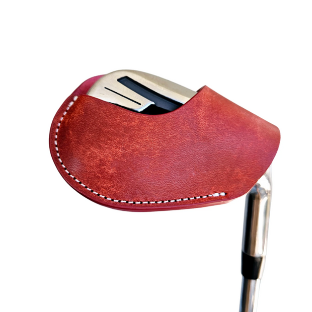 Leather Magnetic Golf Iron Cover – Premium Protection with Timeless Style