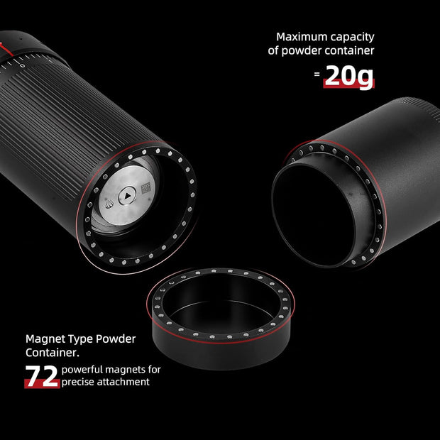 All-in-One Coffee Grinder  – Smooth Grind, Easy Dosing & Flavor-Boosting Sifter Set
