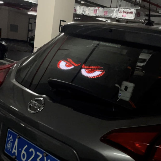 DIY Car LED Screen with 8000+ Animations and Easy App Sync